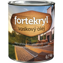 FORTEKRYL voskový olej 0,7kg teak