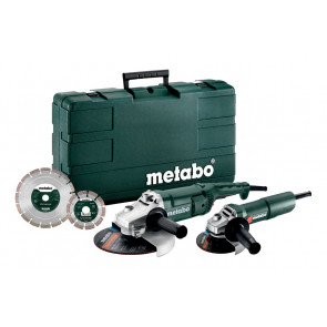 Metabo WE 2200-230+W 750-125+2Dia Síťové přístroje v sadě + kufr