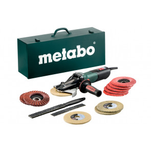 Metabo WEVF 10-125 Quick Inox Set Úhlová bruska s plochou hlavou + kufr