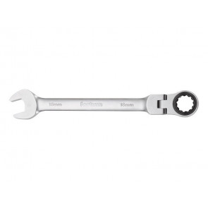 Klíč ráčnový očkoplochý s kloubem, 72 zubů, 10mm, L 157mm, CrV/S2, FORTUM