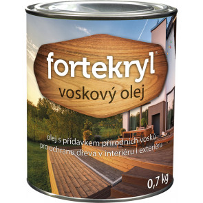FORTEKRYL voskový olej 0,7kg bezbarvý , tónovatelný