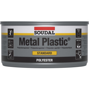 Soudal Metal Plastic Standard 1kg - polyesterový tmel s jemnou konzistenciou
