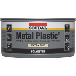 Soudal Metal Plastic Extra Fine 1kg - polyesterový tmel s veľmi jemnou konzistenciou