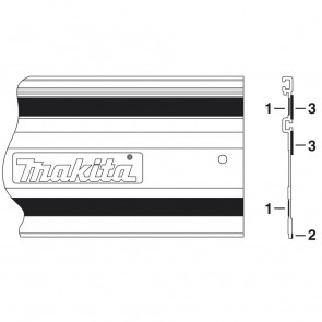 Makita 413101-9 kluzná páska k liště 1400mm