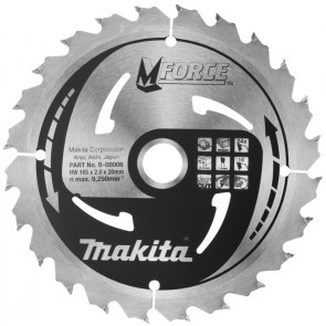 Makita B-08006 pilový kotouč 165x20mm 24T=old A-89632=oldD-03333