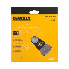 DeWalt DT3761 Kotouč se segmenty navařenými laserem pro tvrdé materiály/žulu - pro suché řezání