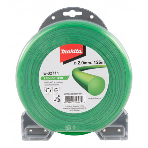 Makita E-02711 struna nylonová 2,0mm, 126m, zelená, kulatá