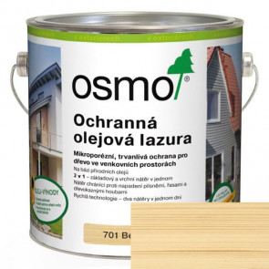 OSMO 701 Ochranná olejová lazura - bezbarvá matná 2,5 L