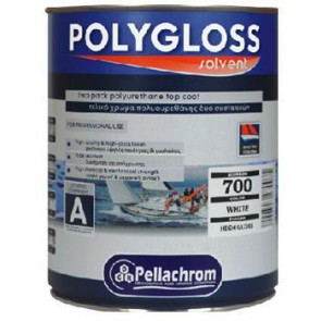 Polygloss A+B 0,75L bílá lesk - dvousložkový polyuretanová vrchní email s vysokou odolností