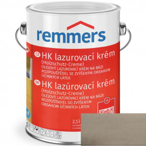 REMMERS HK lazurovací krém STŘÍBŘITĚ ŠEDÁ 2,5L