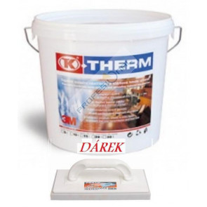 TK- Therm - 10 L  termoizolační stěrka je ideálním materiálem pro vnitřní zateplení stěn a podlah ve stavebnictví 